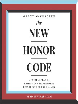 cover image of The New Honor Code